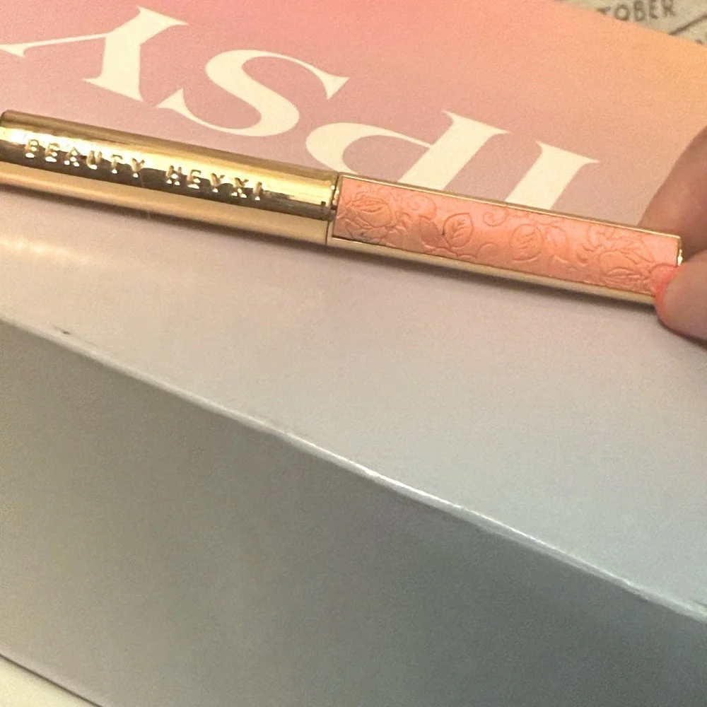 Luxurious peach & pink   lip tint  by BEAUTY-HEXI Perfect for a glamorous look.